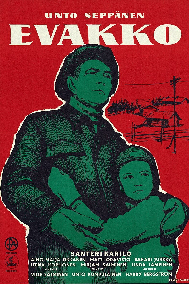 Evakko (1956) poster