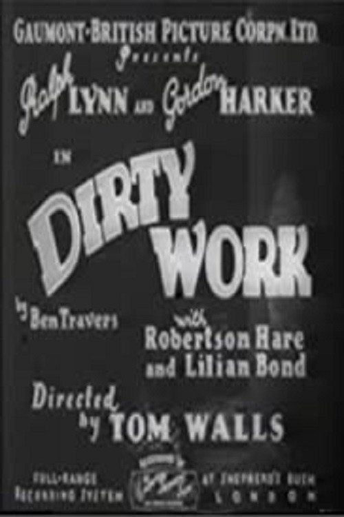 Dirty Work (1934) poster