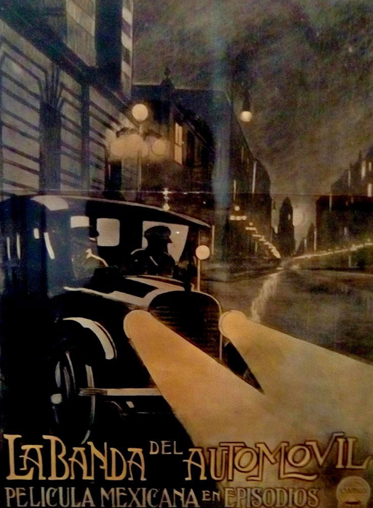 La banda del automóvil o la dama enlutada (1919) poster