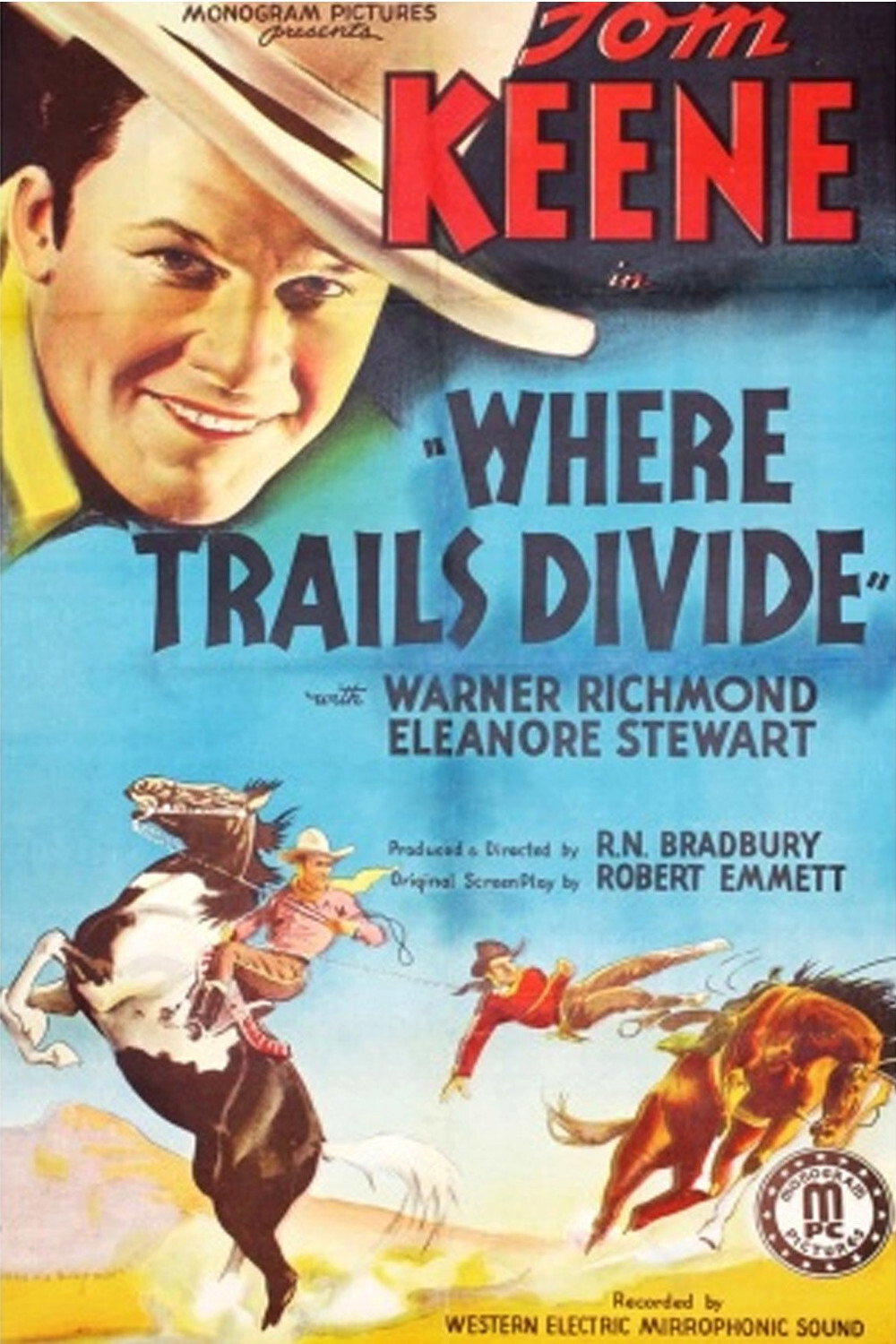 Where Trails Divide (1937) poster