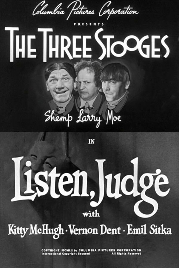 Listen Judge (1952) poster