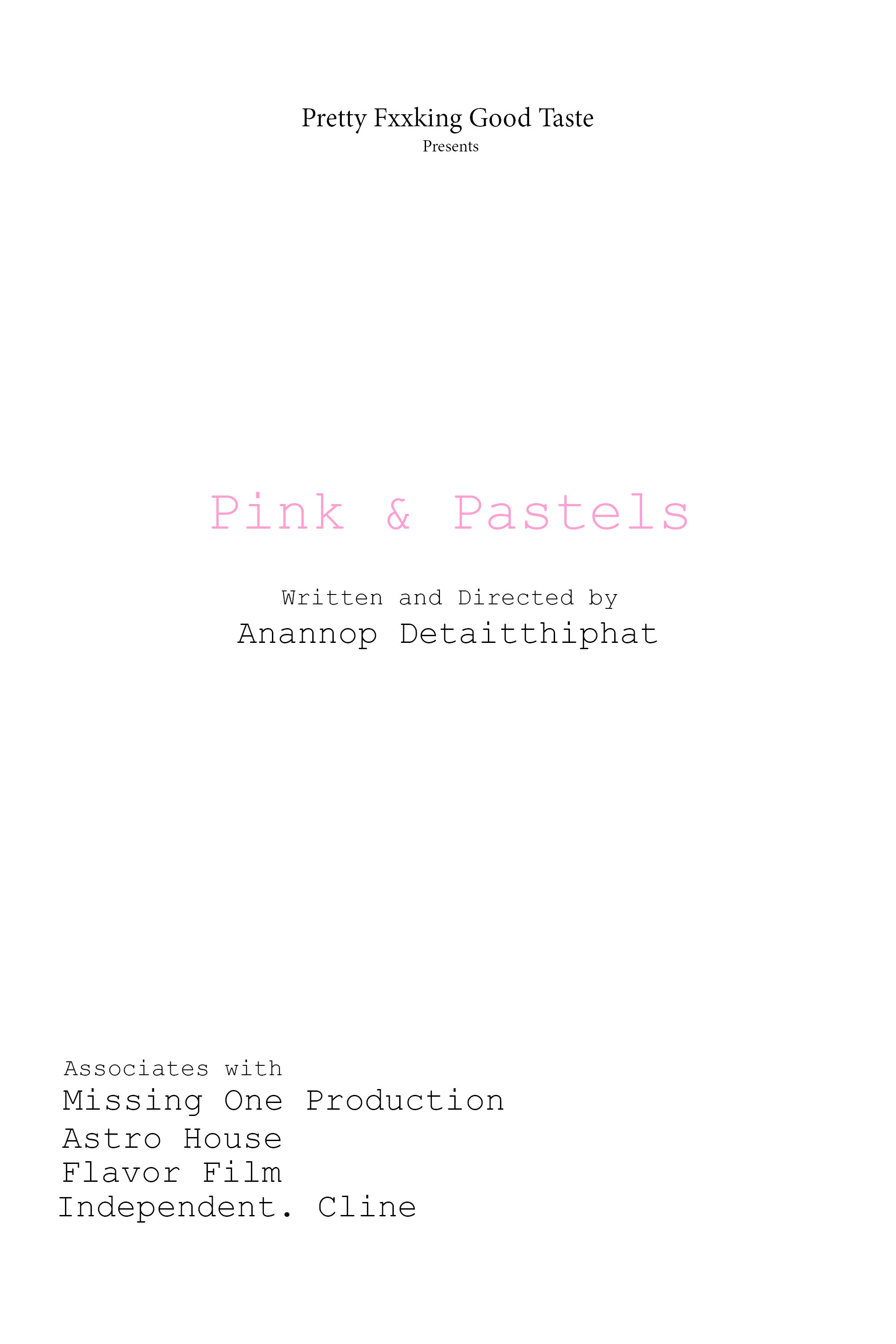 Pink and Pastels (2026) poster