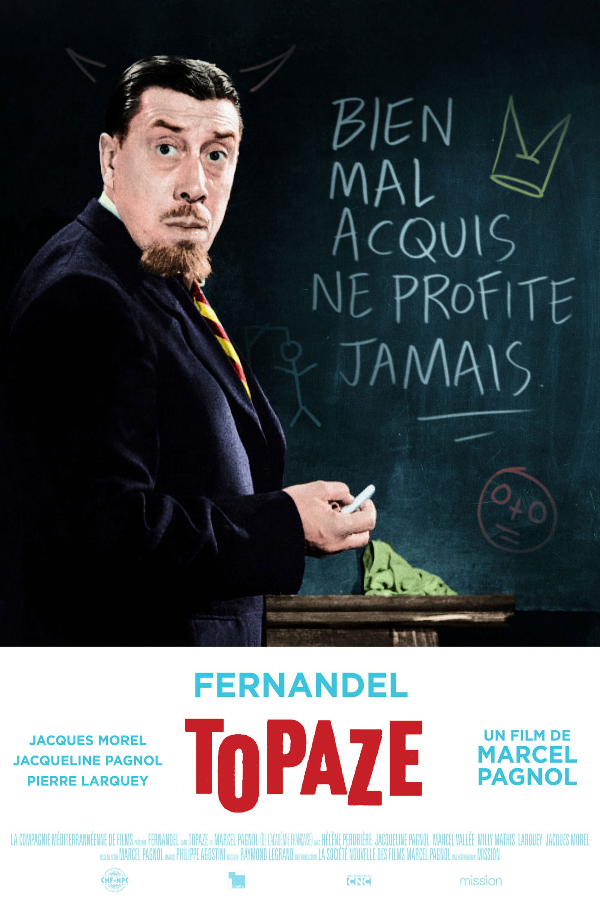 Topaze (1951) poster