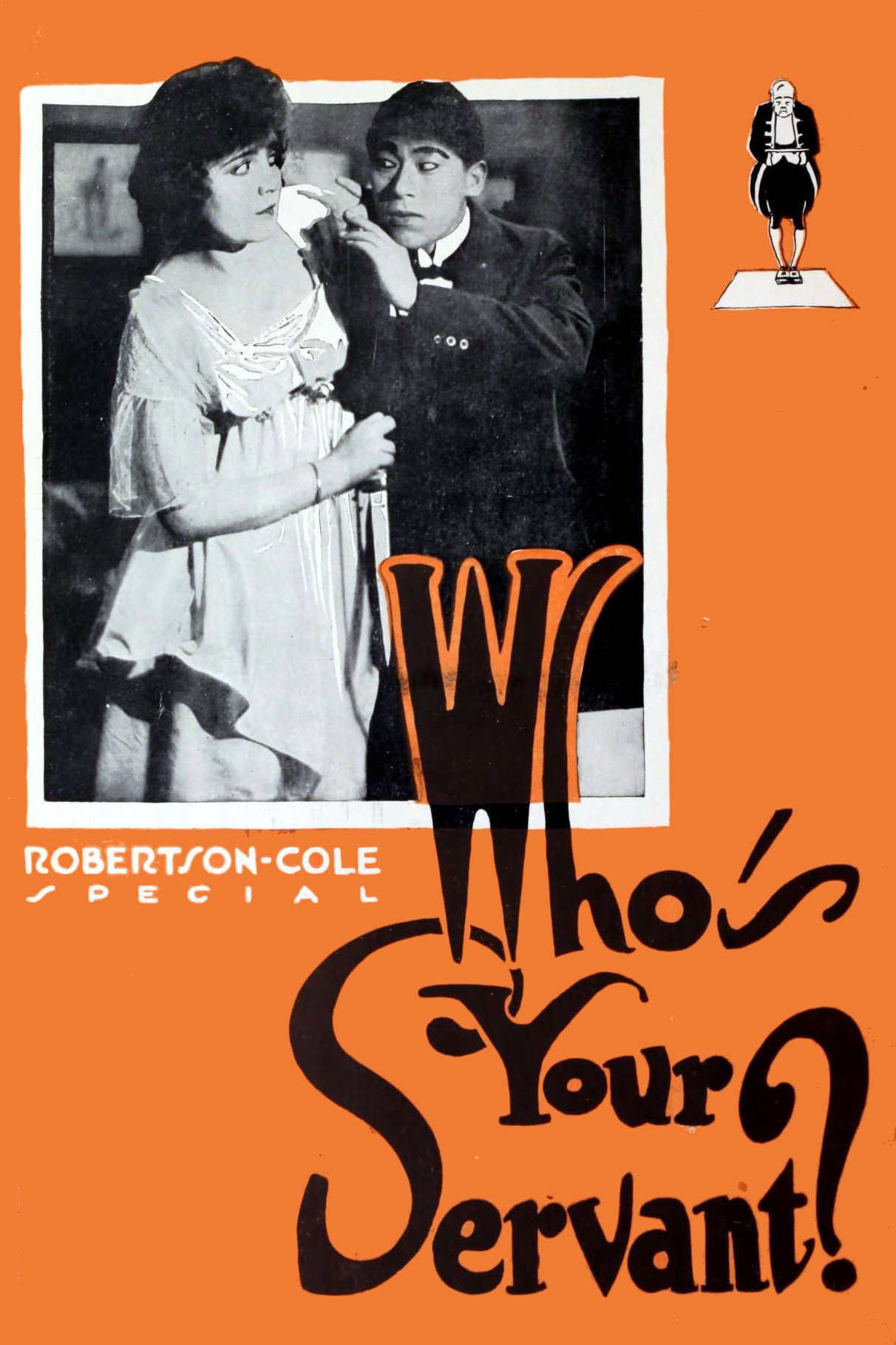 Who's Your Servant? (1920) poster