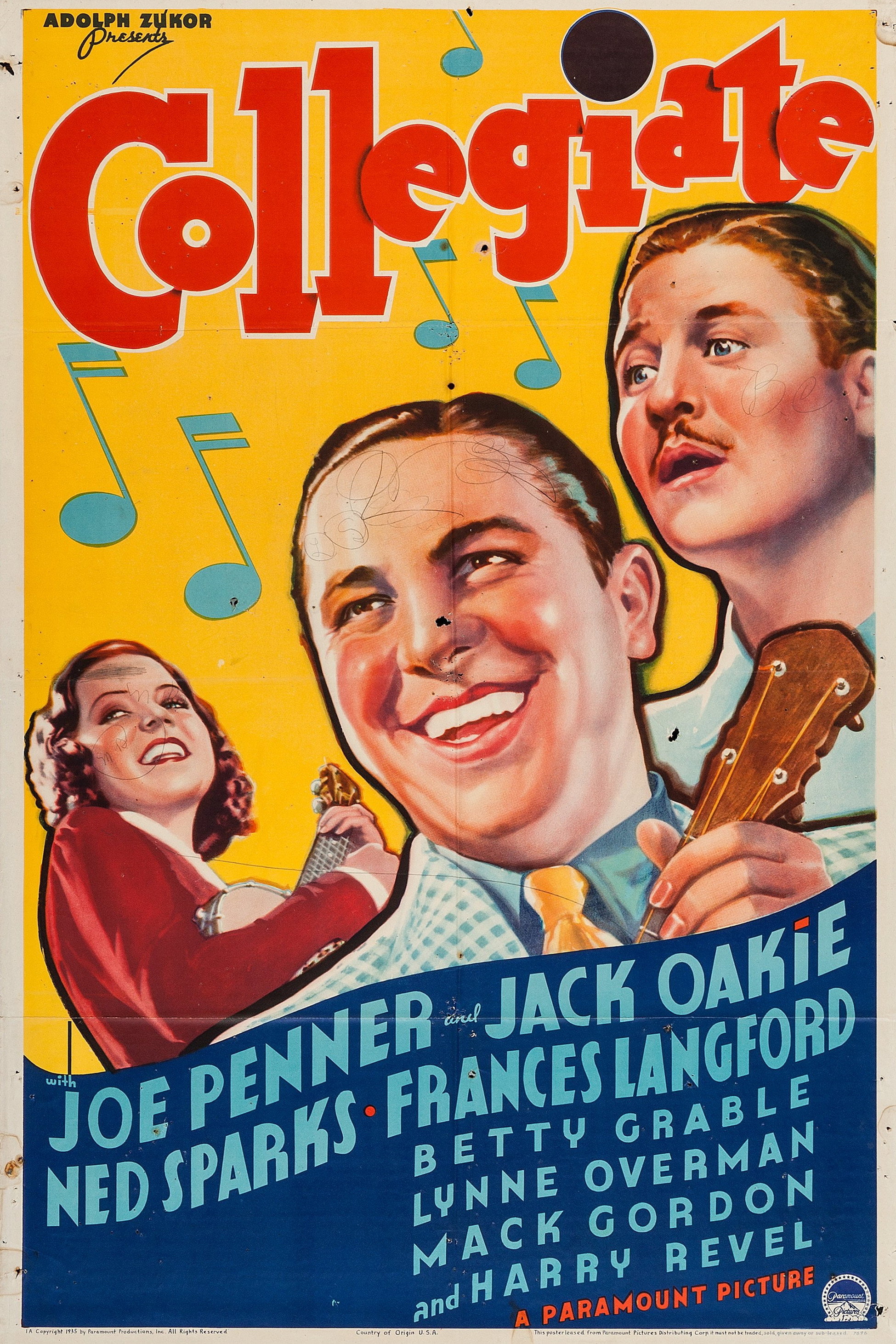 Collegiate (1936) poster