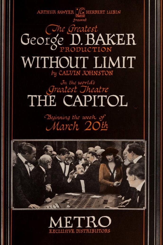Without Limit (1921) poster