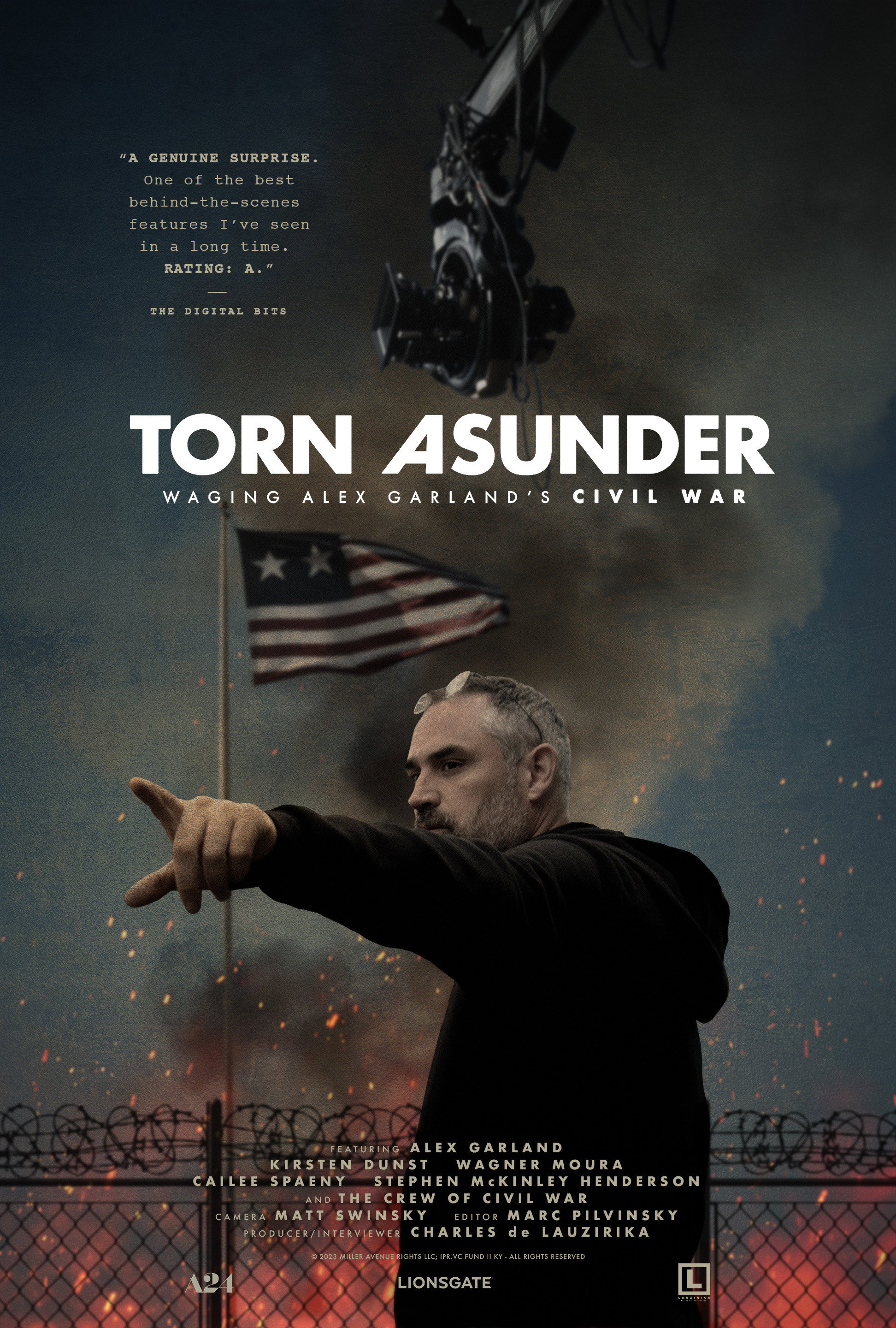 Torn Asunder: Waging Alex Garland's Civil War (2024) poster