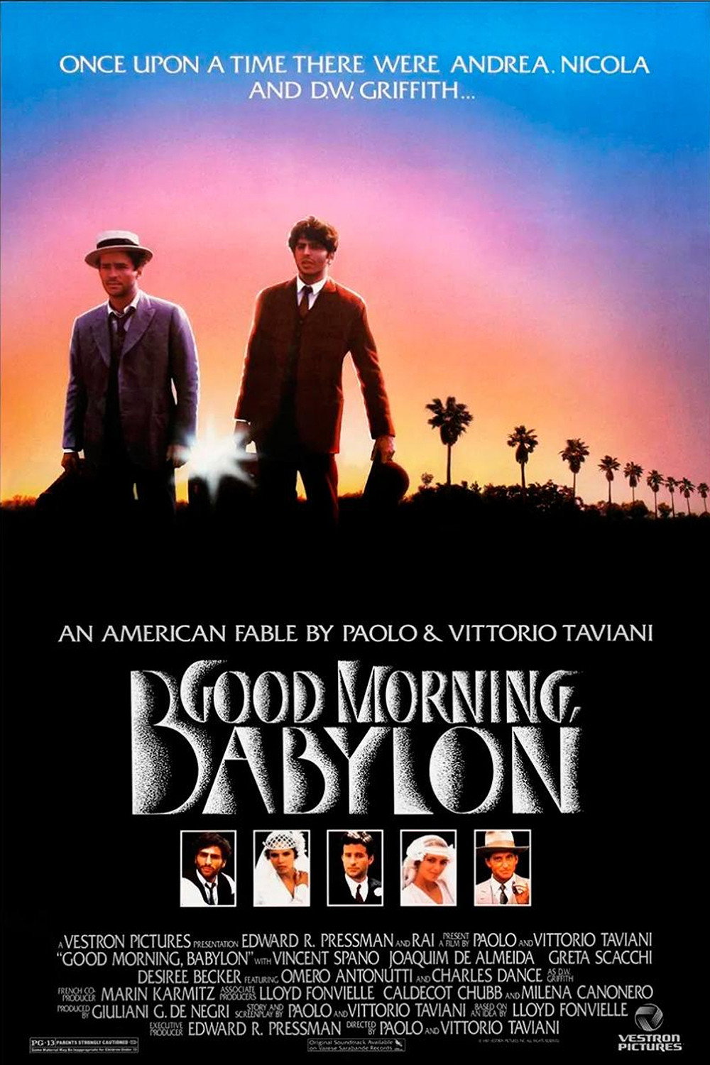 Good Morning, Babylon (1987) poster