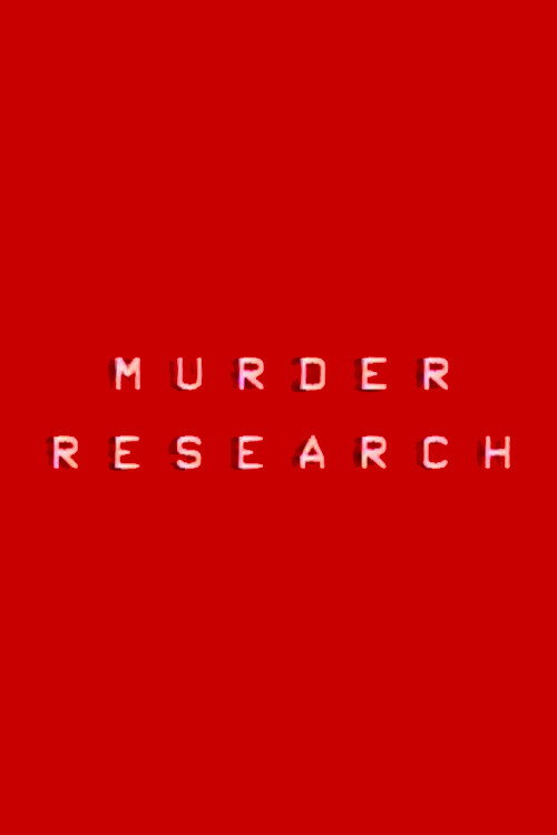Murder Research (1977) poster