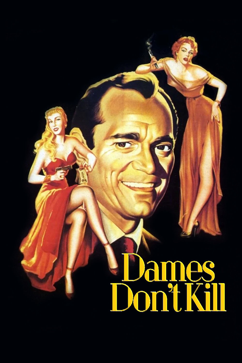 Dames Don't Care (1954) poster