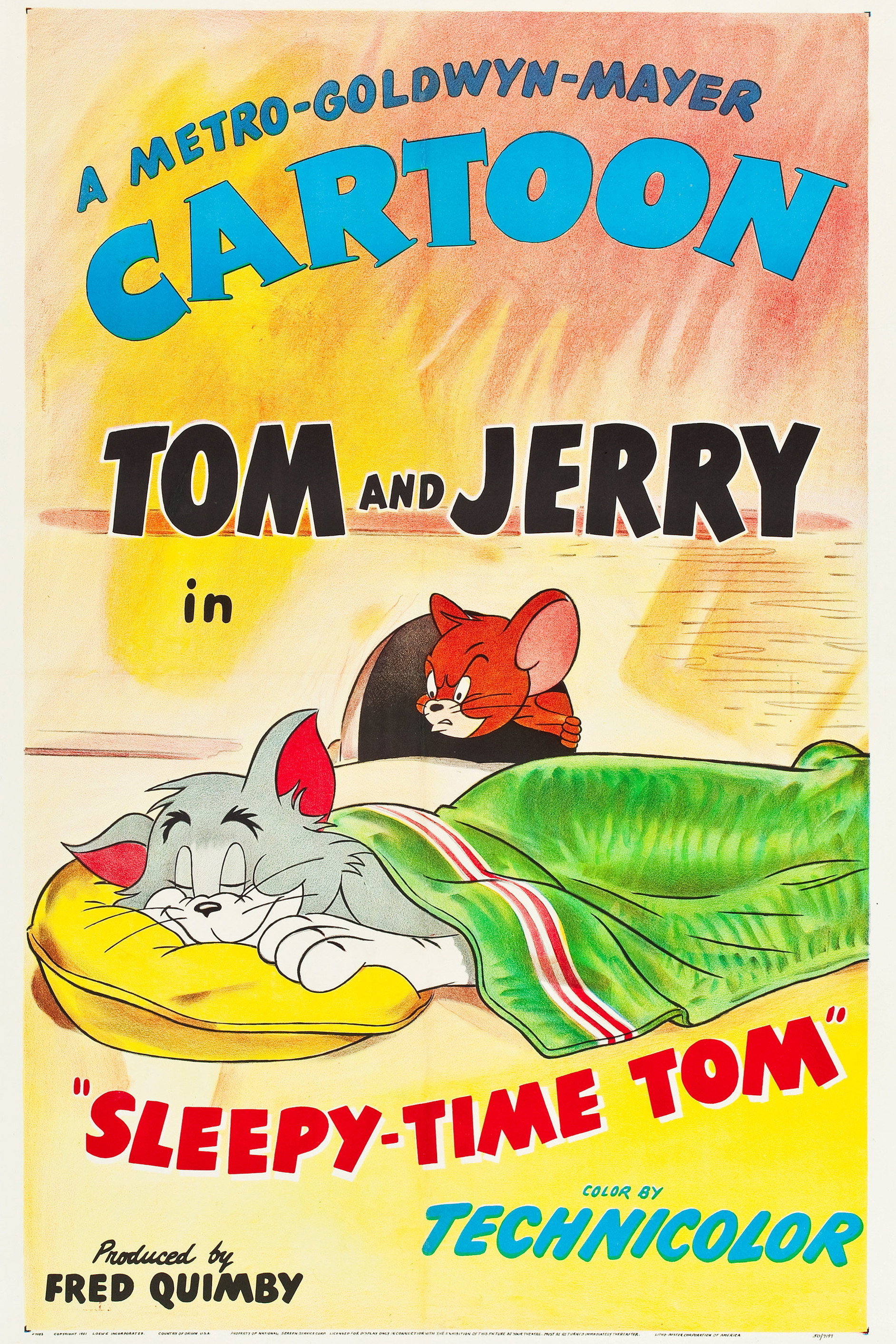 Sleepy-Time Tom (1951) poster