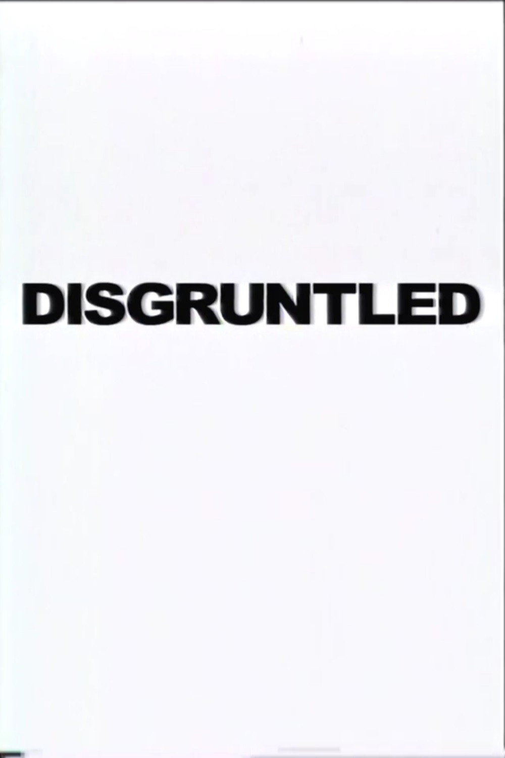 Disgruntled (2000) poster