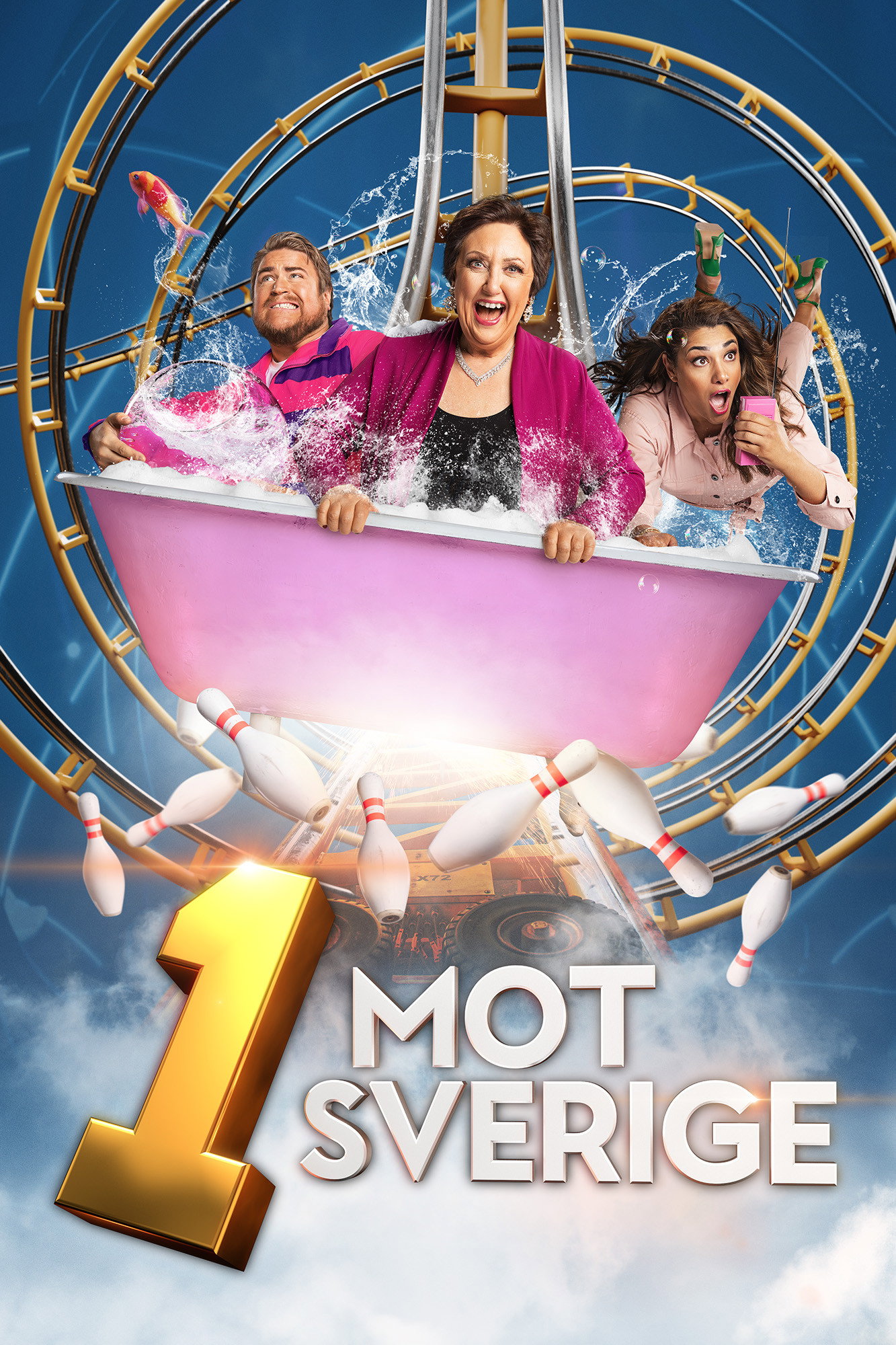 1 mot Sverige (2021) poster