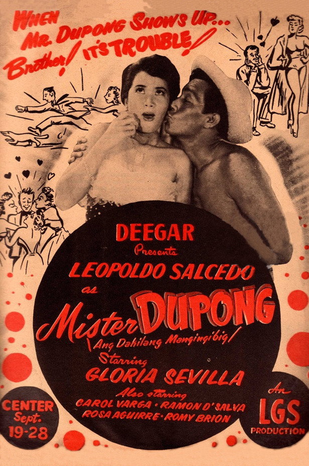 Mister Dupong (1954) poster