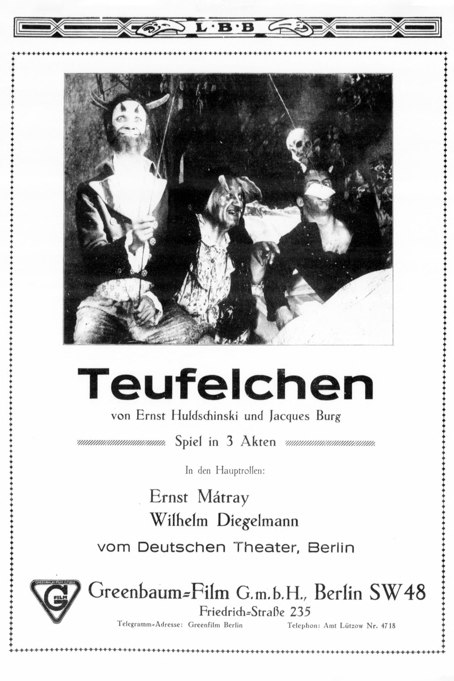 Teufelchen (1915) poster