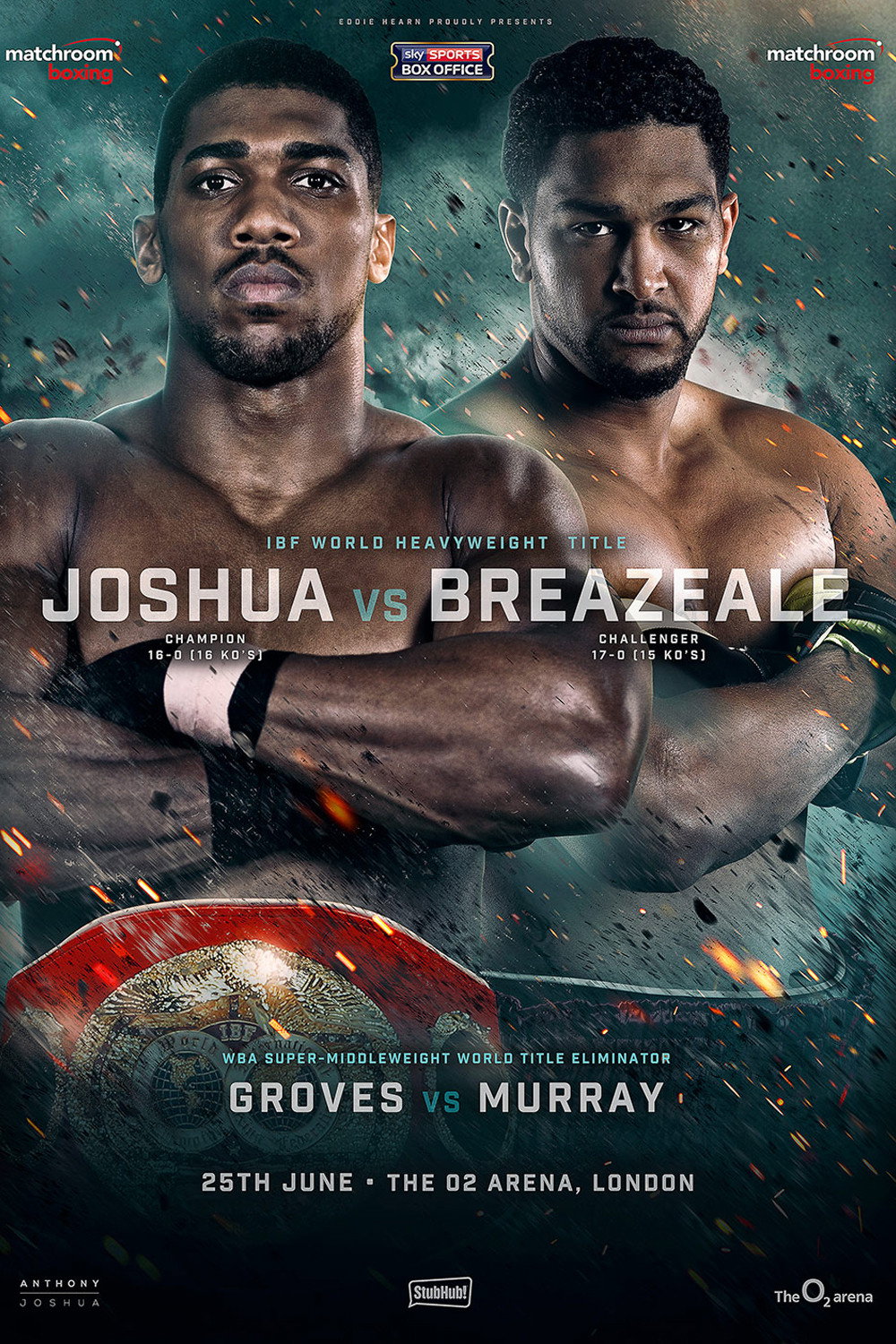 Anthony Joshua vs. Dominic Breazeale (2016) poster