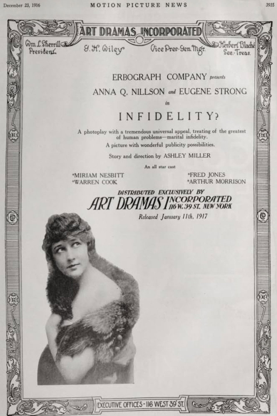 Infidelity (1917) poster
