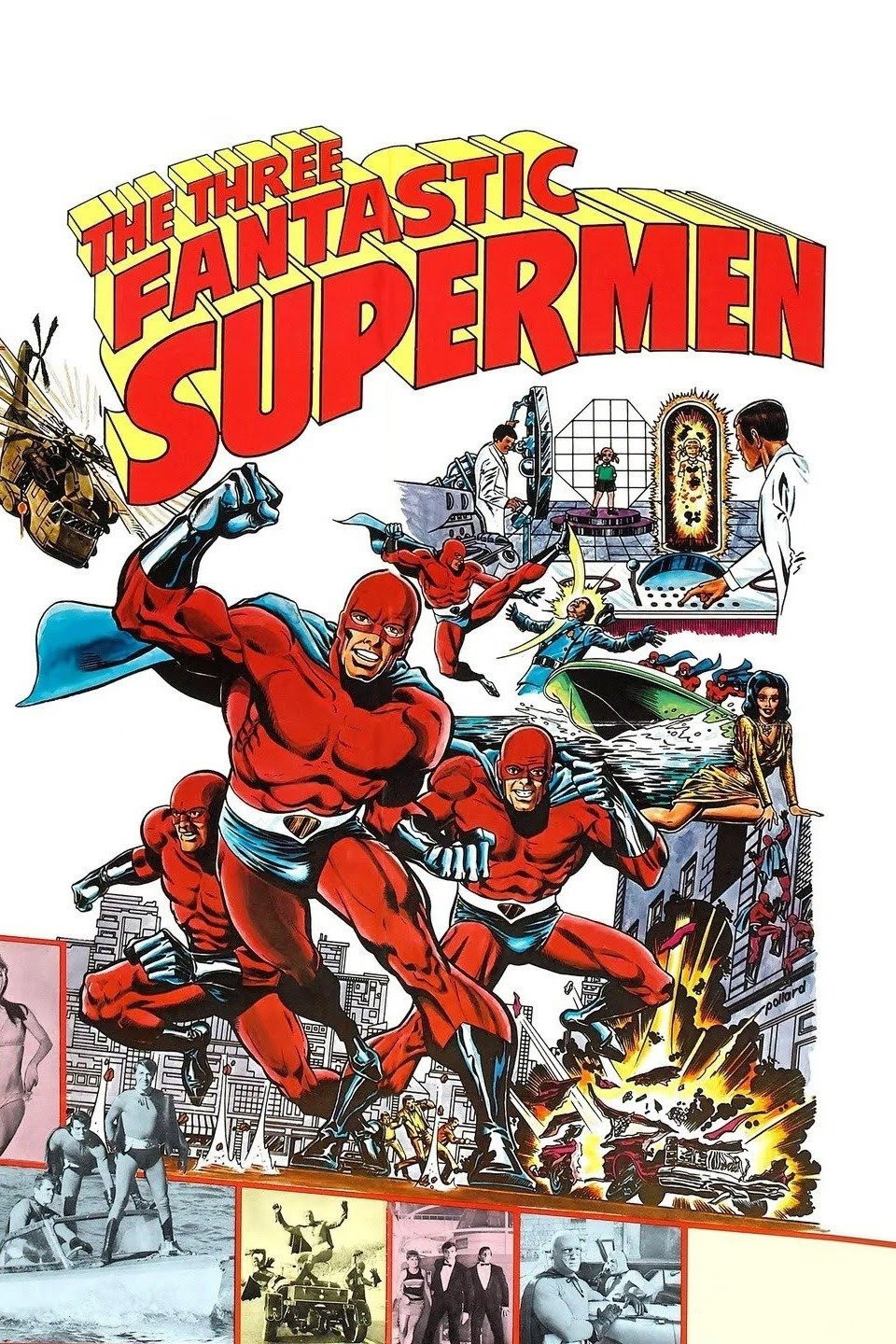 The Three Fantastic Supermen (1967) poster