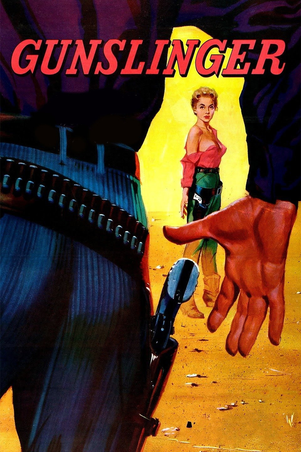 Gunslinger (1956) poster
