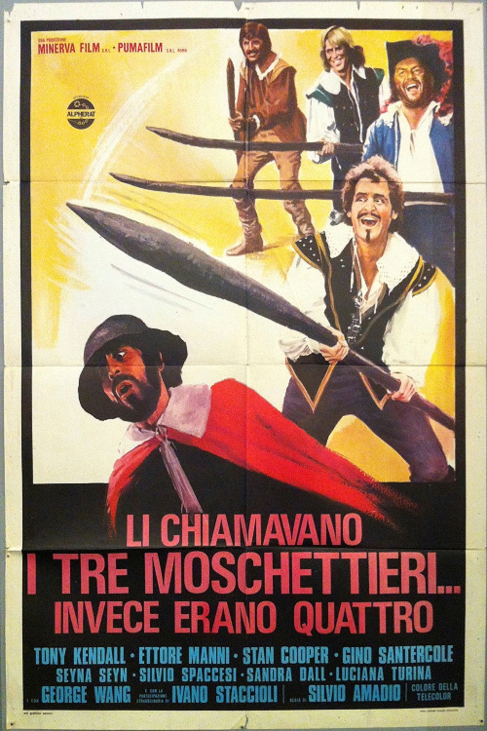 Li chiamavano i tre moschettieri... invece erano quattro (1973) poster