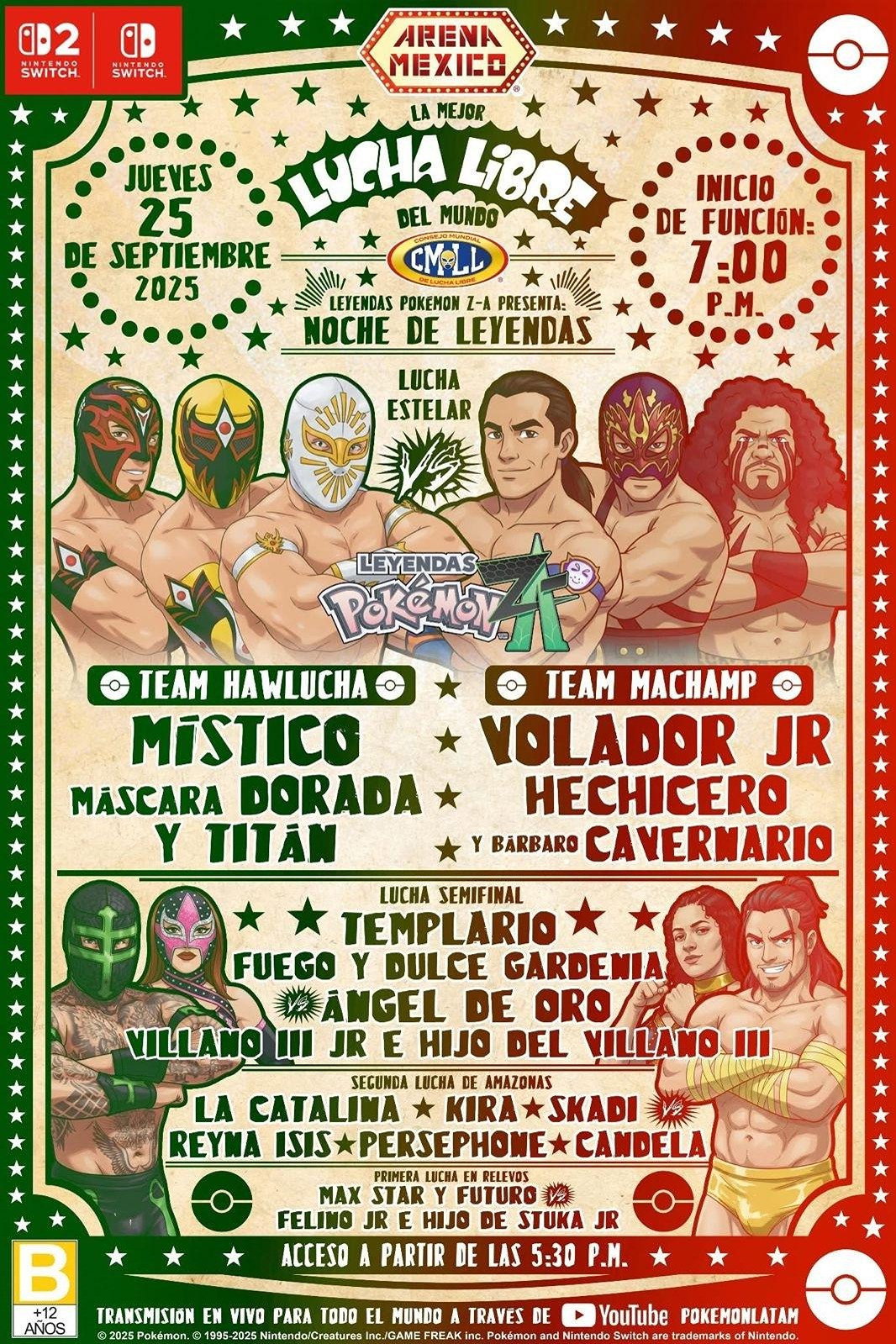 CMLL x Pokémon Legends: Z-A (2025) poster