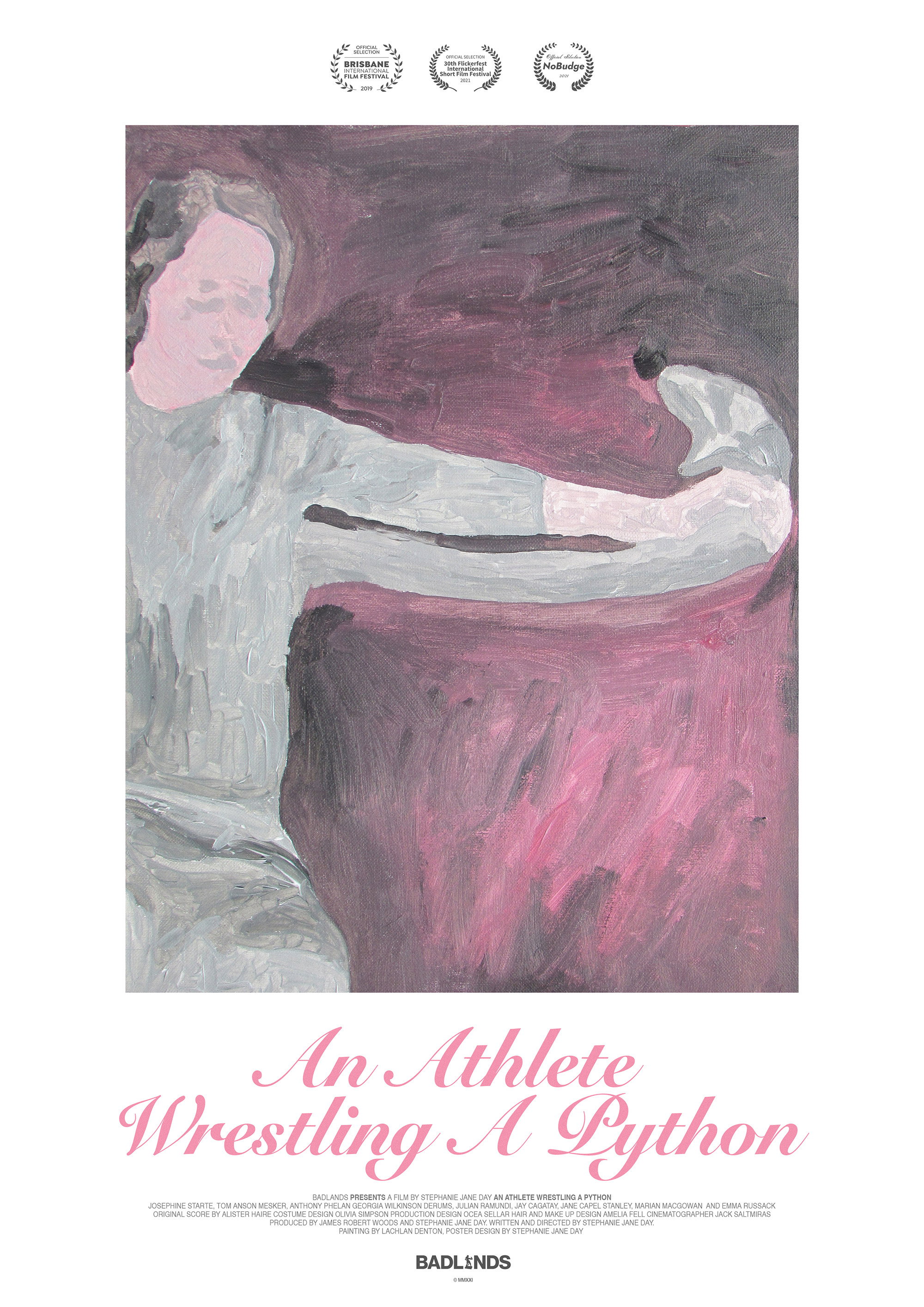 An Athlete Wrestling A Python (2019) poster