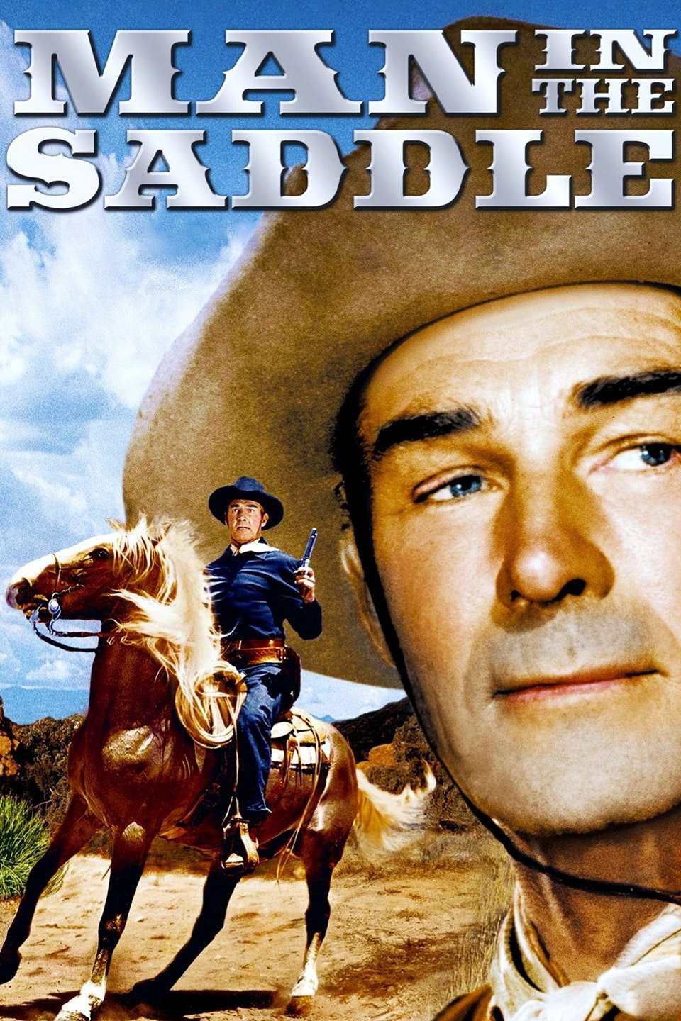 Man in the Saddle (1951) poster