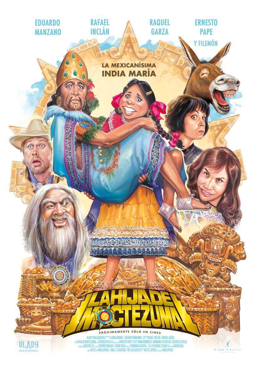 The daughter of Moctezuma (2013) poster
