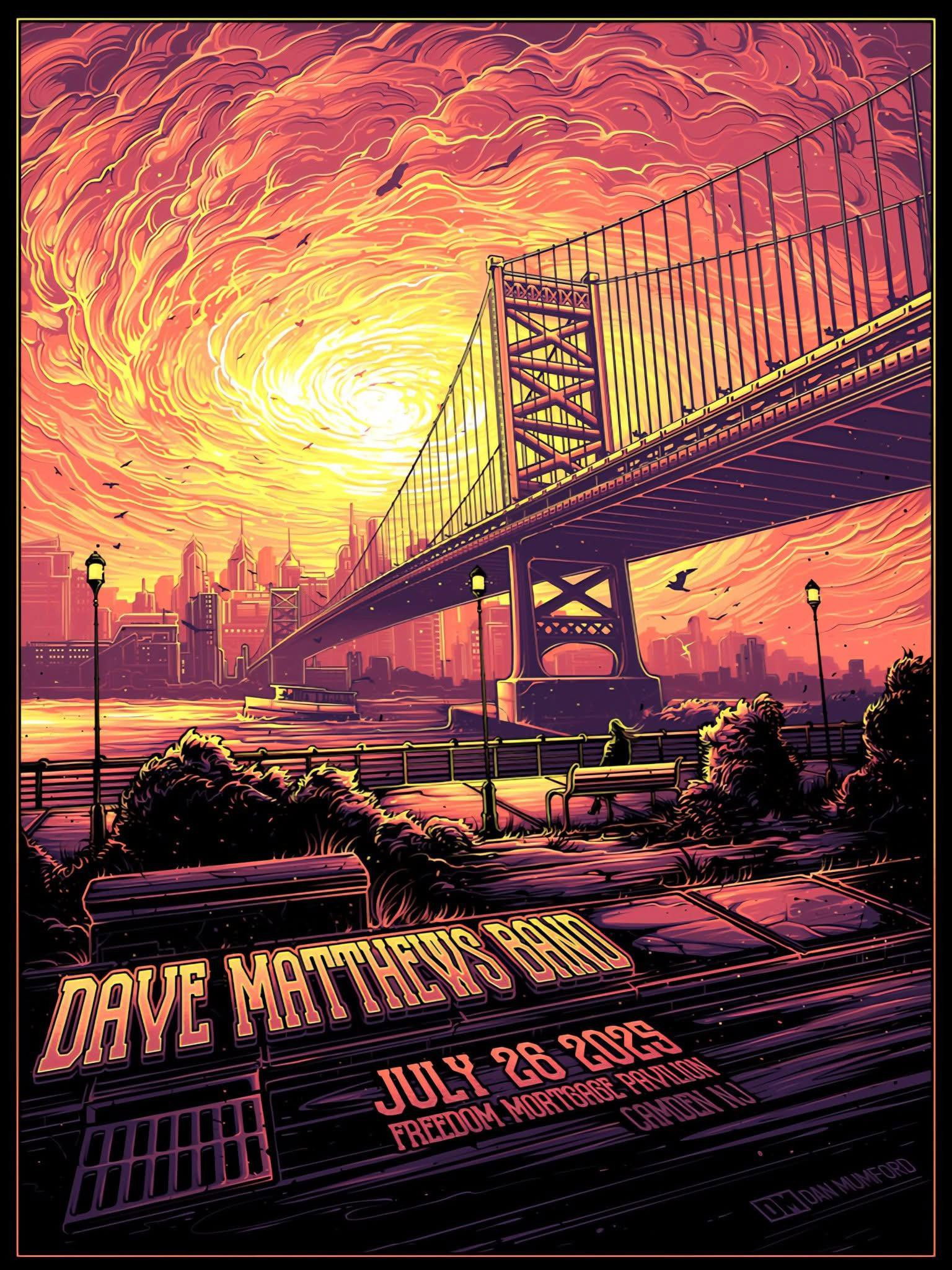 Dave Matthews Band: Freedom Mortgage Pavilion - July 26, 2025 (2025) poster