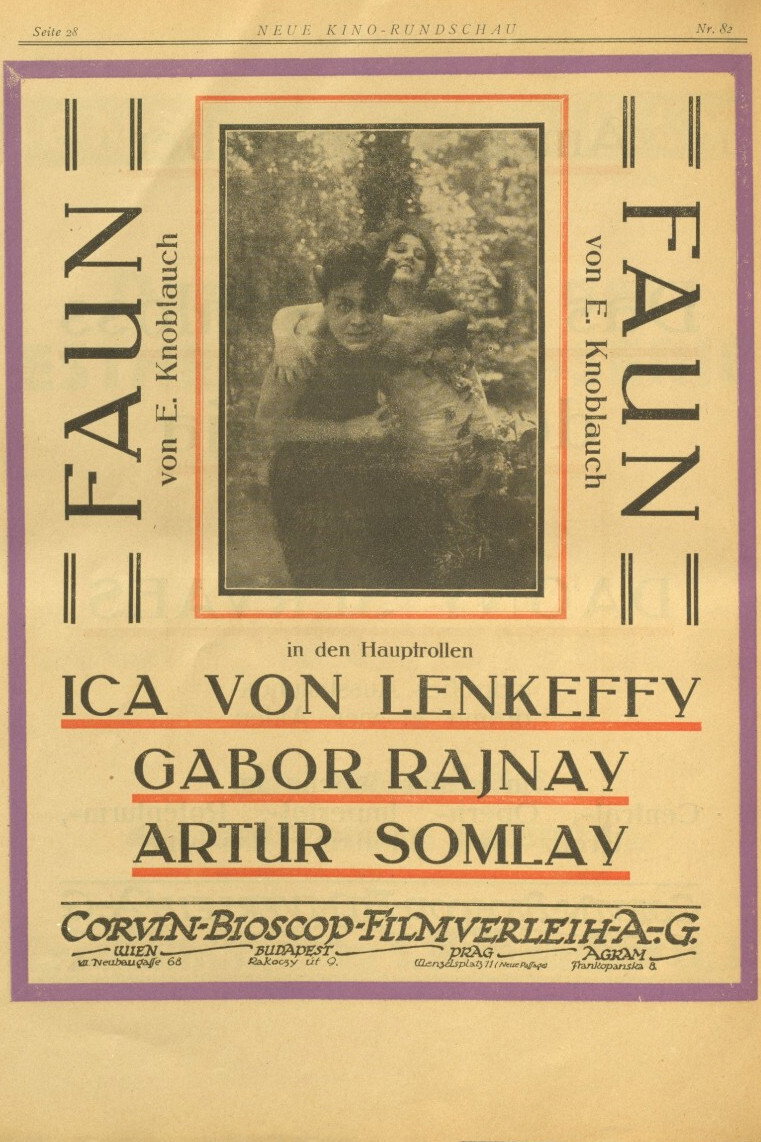 Faun (1918) poster