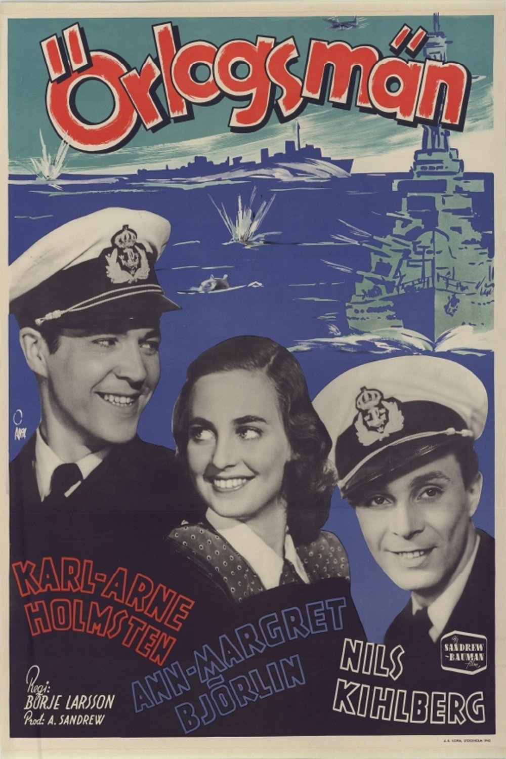 Örlogsmän (1943) poster