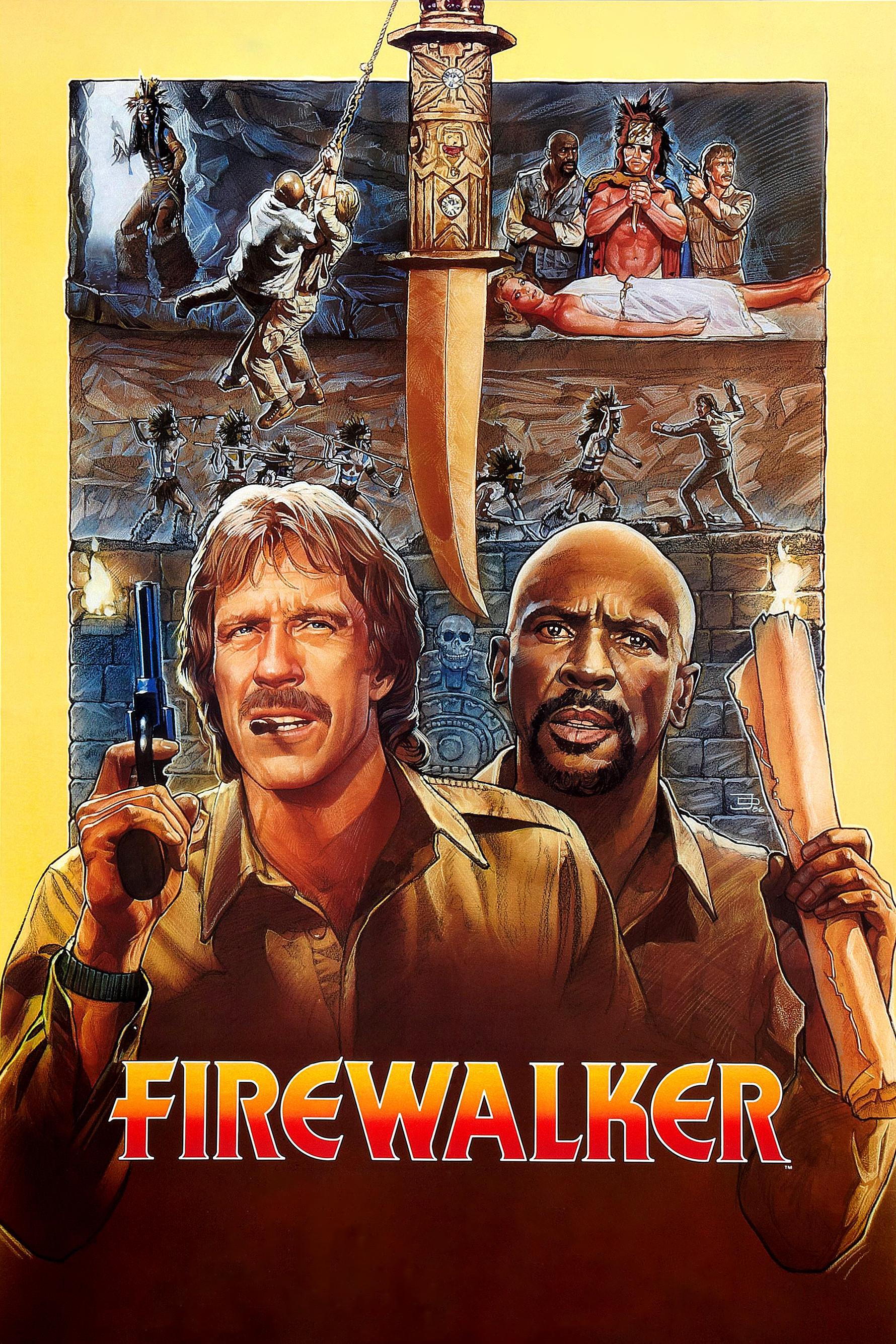 Firewalker (1986) poster