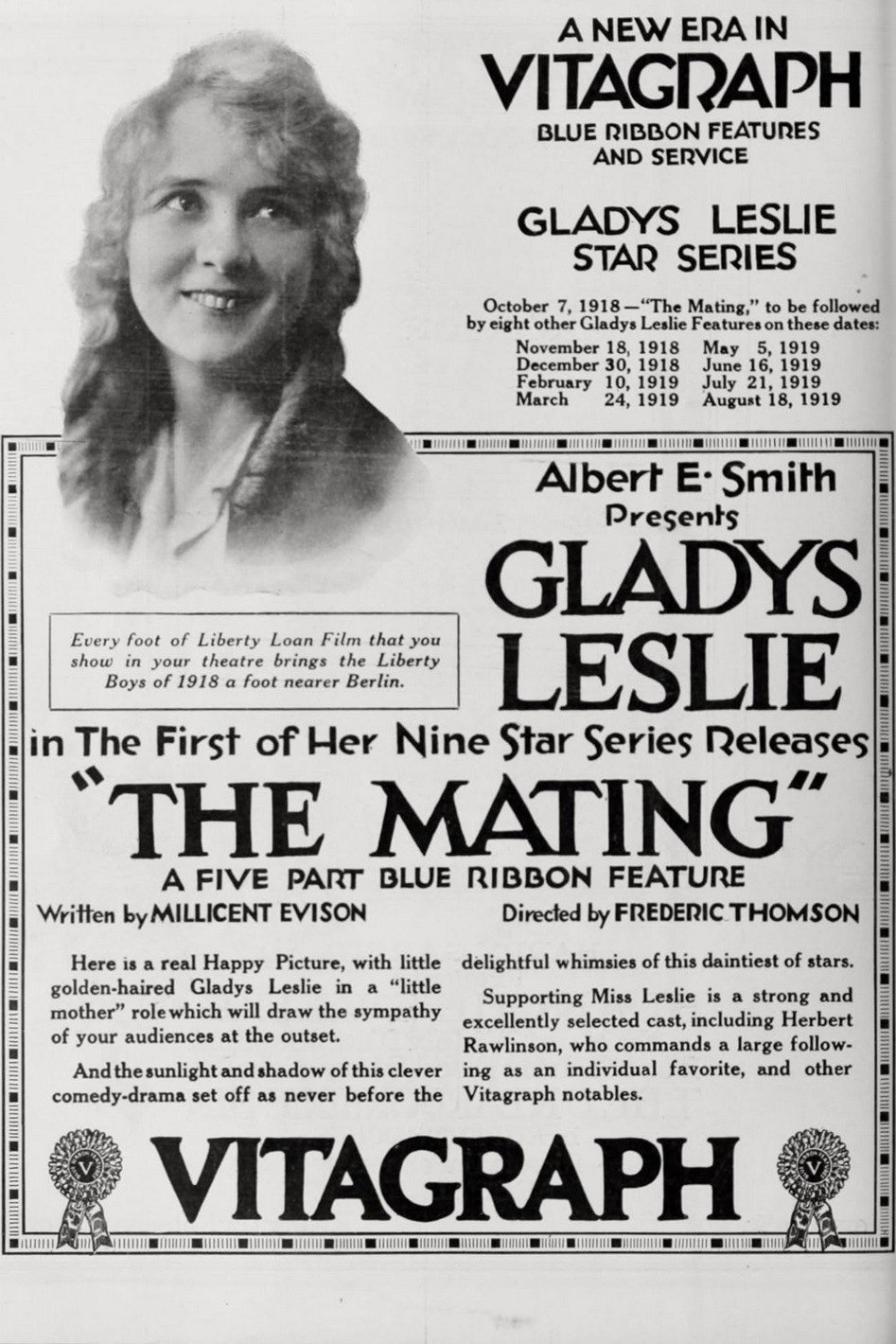 The Mating (1918) poster