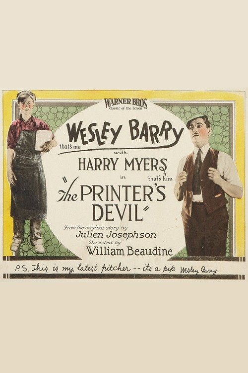 The Printer's Devil (1923) poster