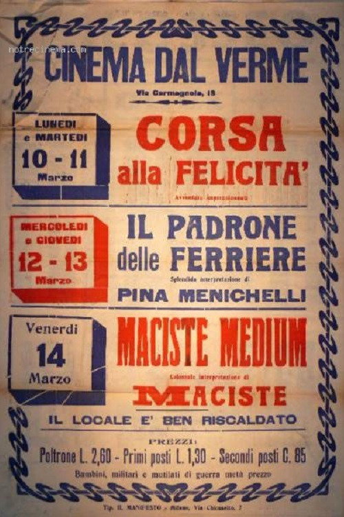 Maciste medium (1918) poster
