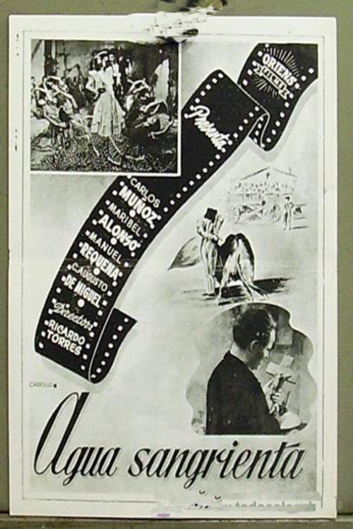 Agua sangrienta (1952) poster