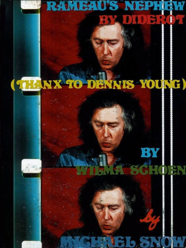 ‘Rameau’s Nephew’ by Diderot (Thanx to Dennis Young) by Wilma Schoen (1974) poster