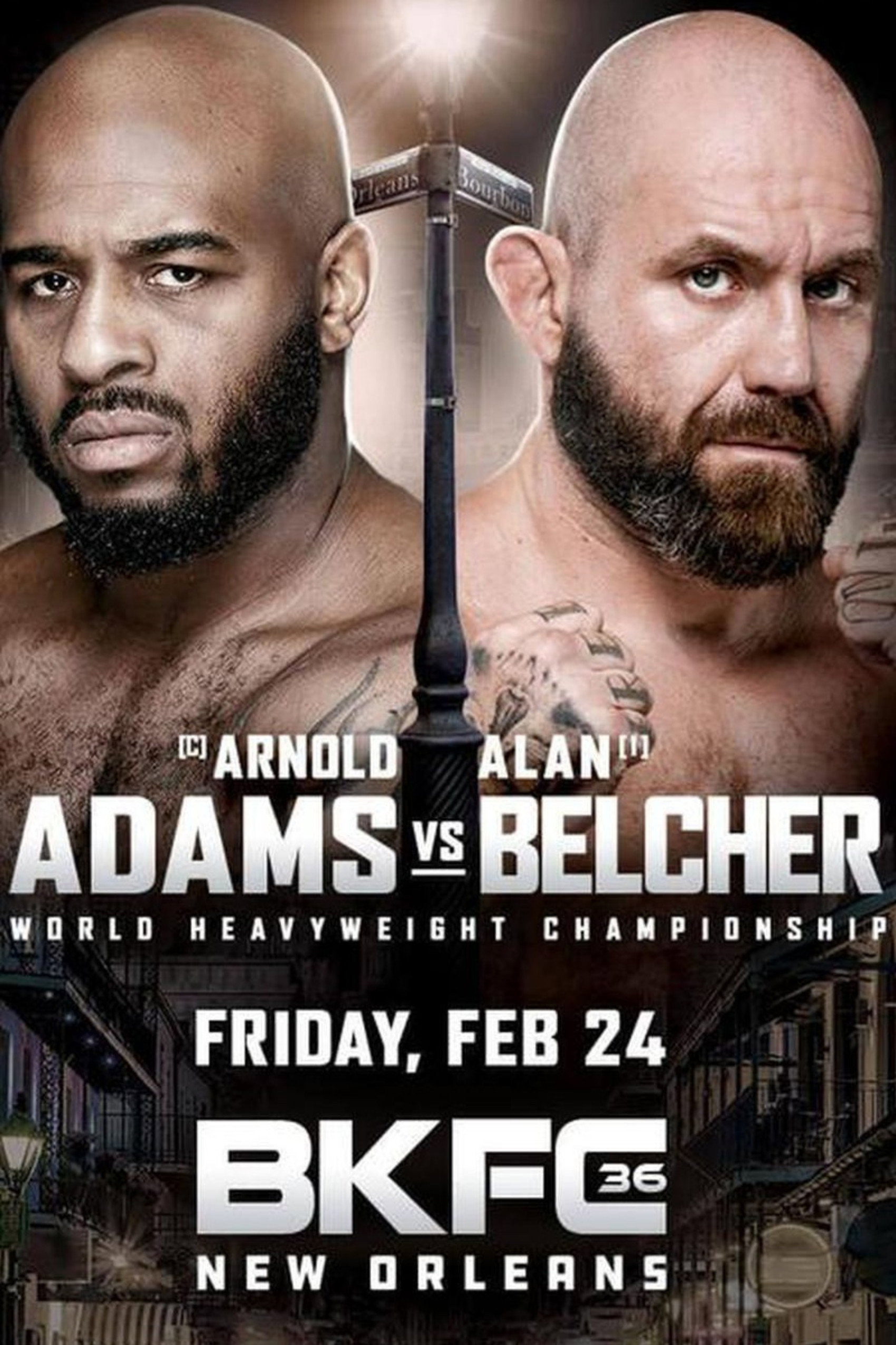 BKFC 36: Adams vs. Belcher (2023) poster