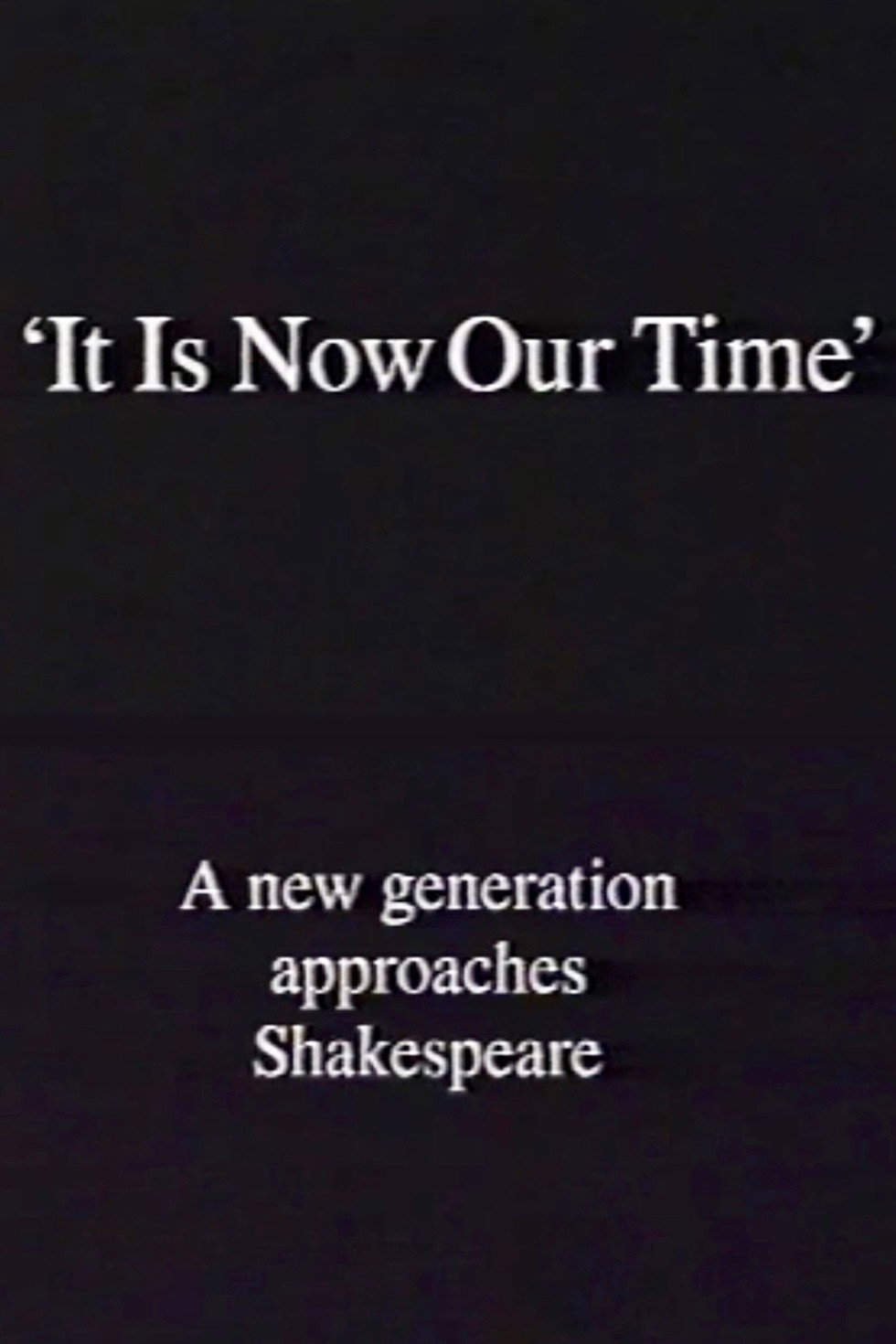 It Is Now Our Time: Peter Sellars’ The Merchant of Venice (1994) poster