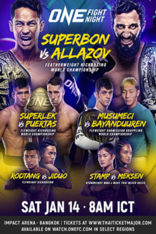 ONE Fight Night 6: Superbon vs. Allazov (2023) poster