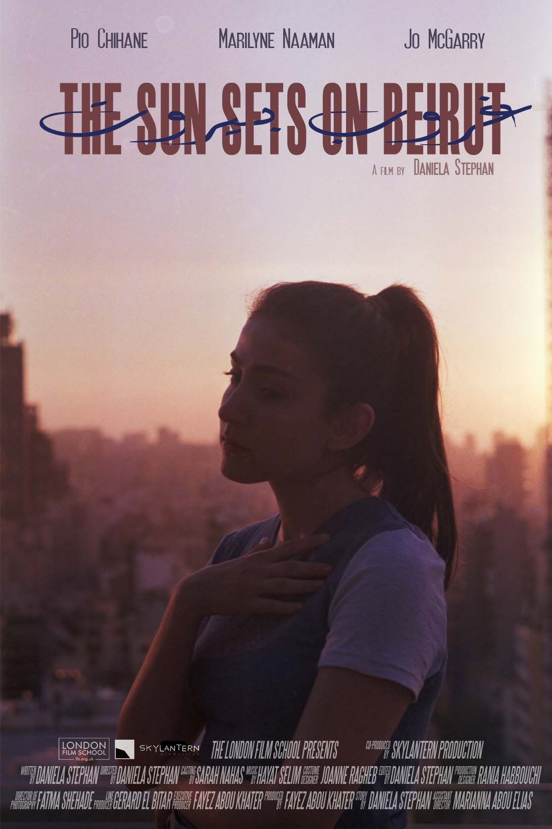 The Sun Sets on Beirut (2022) poster