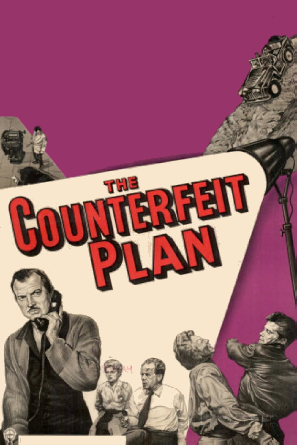The Counterfeit Plan (1957) poster