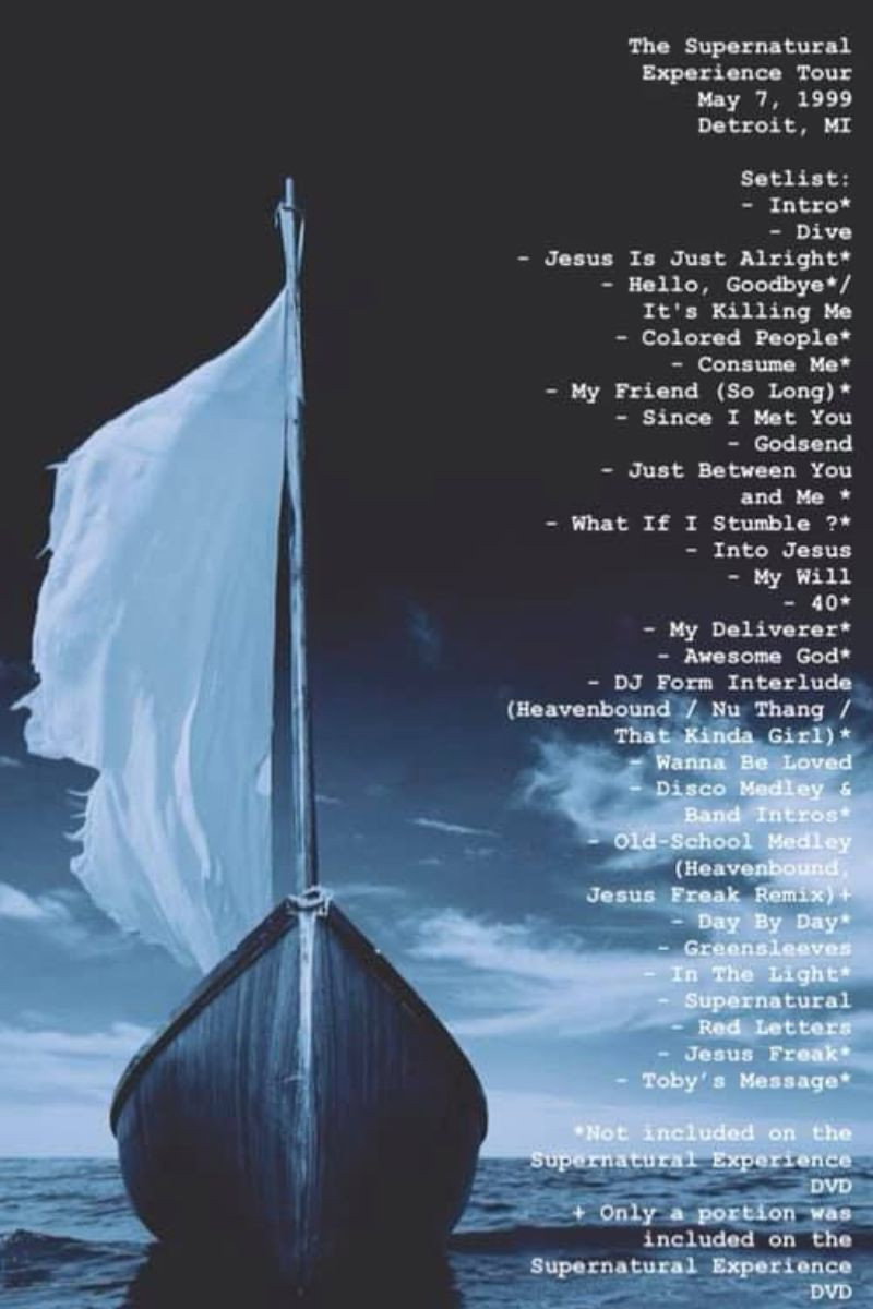 The Supernatural Experience Tour (1999) poster