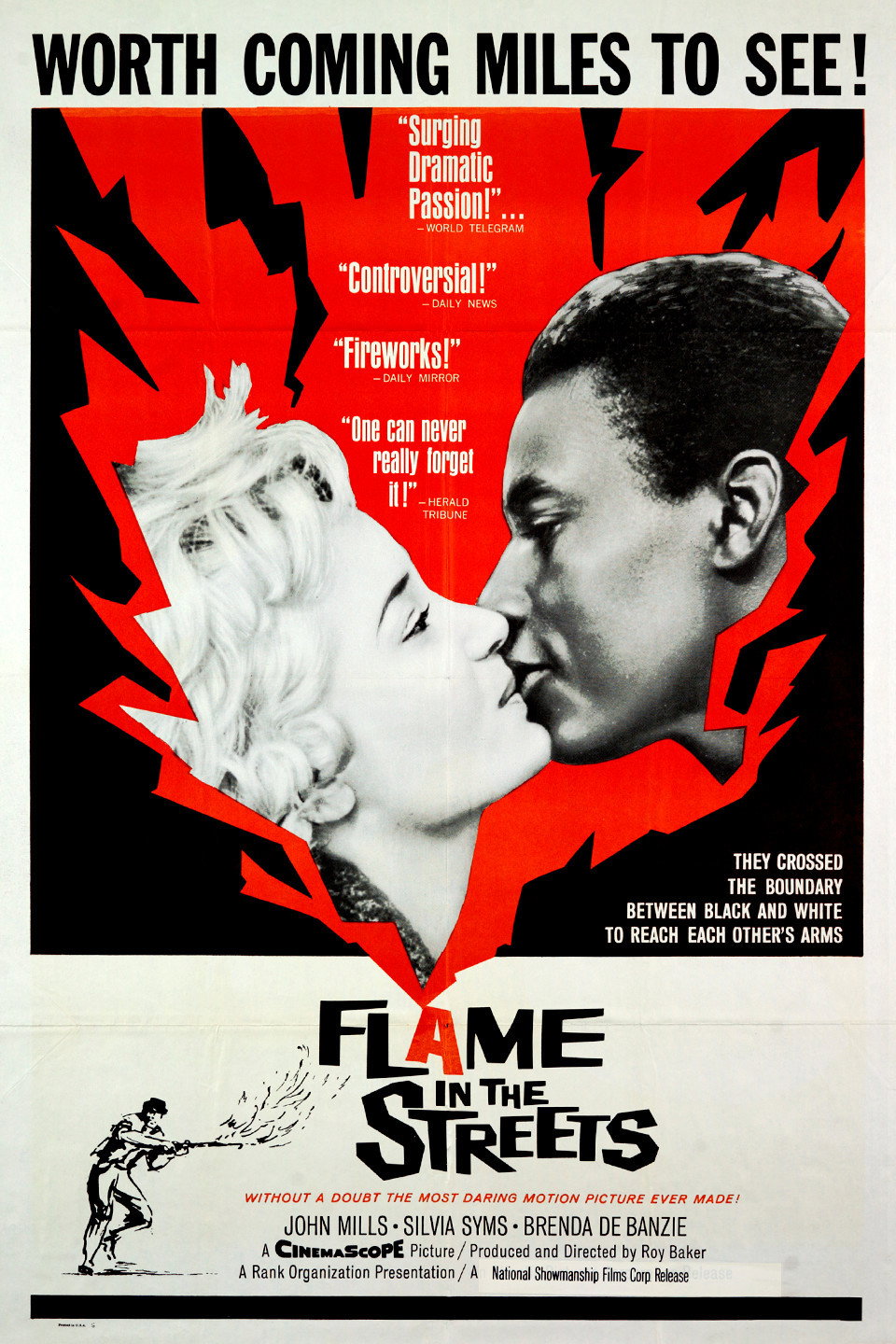 Flame in the Streets (1961) poster