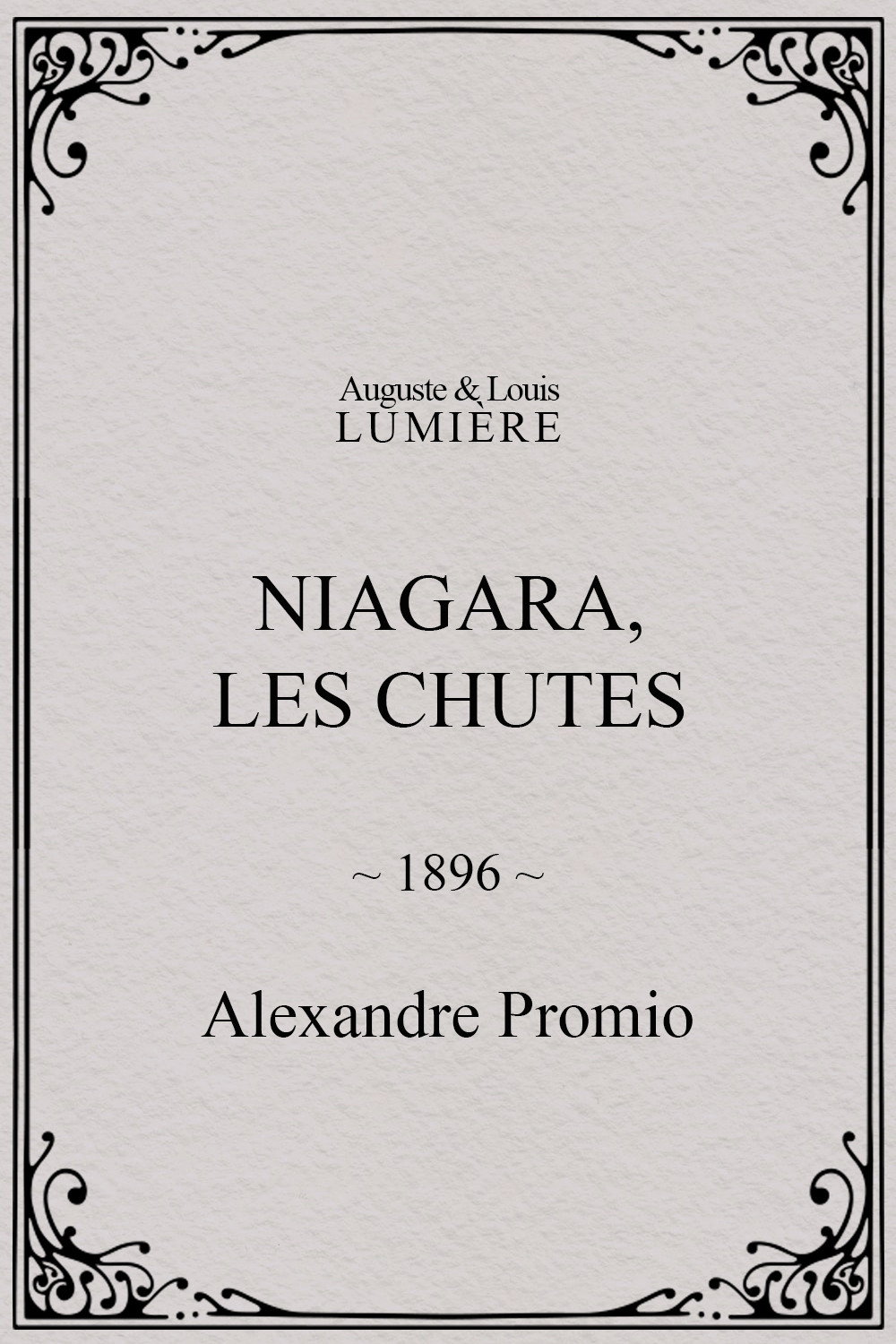Niagara Falls (1896) poster