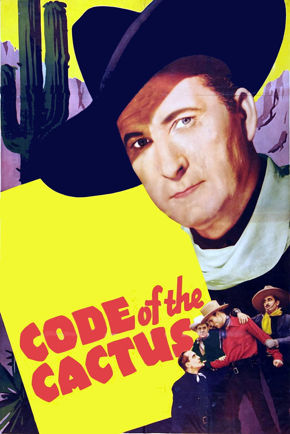 Code of the Cactus (1939) poster