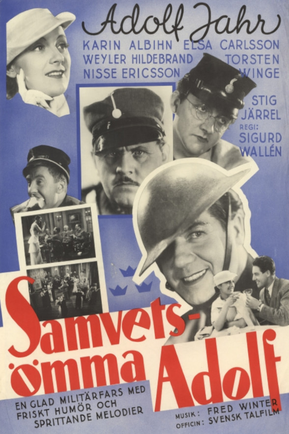 Samvetsömma Adolf (1936) poster