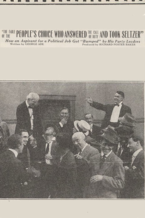 The Fable of the 'People's Choice Who Answered the Call of Duty and Took Seltzer' (1914) poster