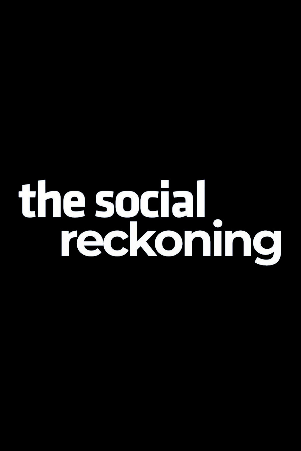 The Social Reckoning (2026) poster