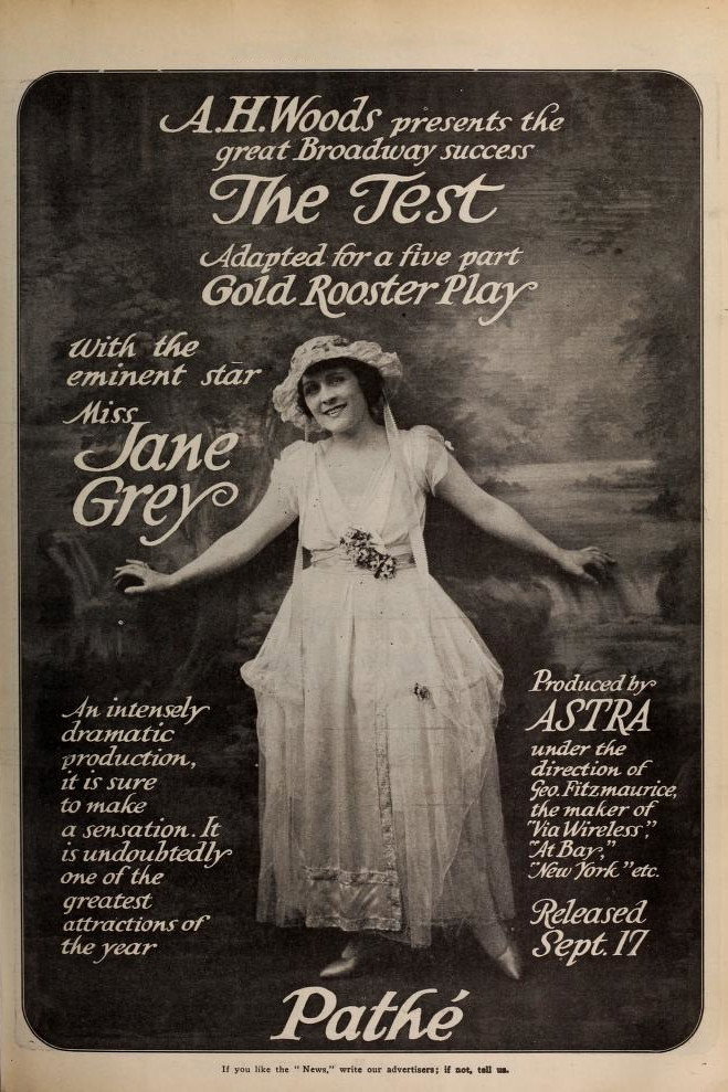 The Test (1916) poster